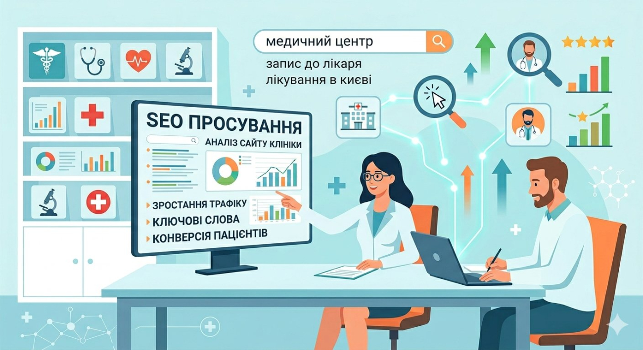 SEO продвижение медицинских сайтов и клиник