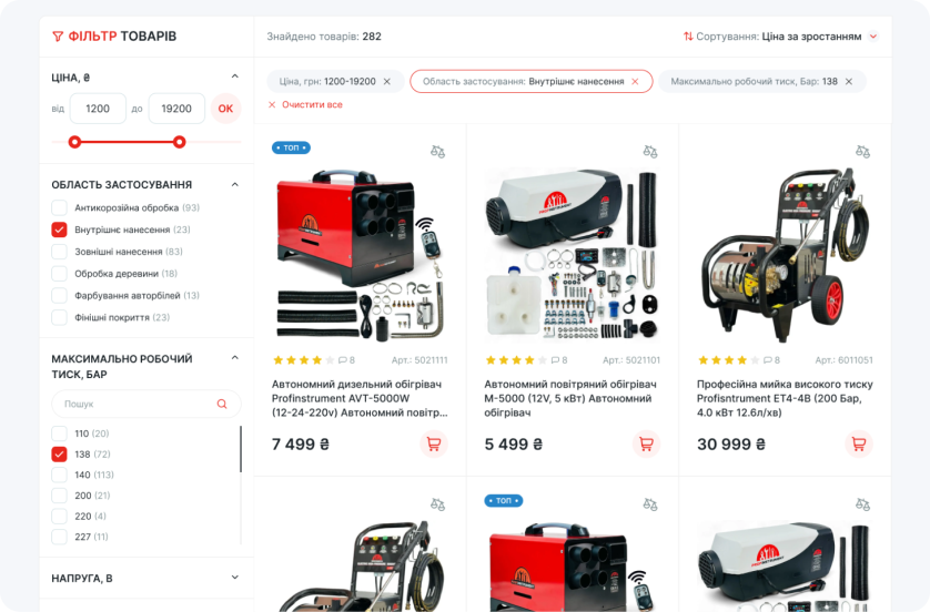 Каталог товаров